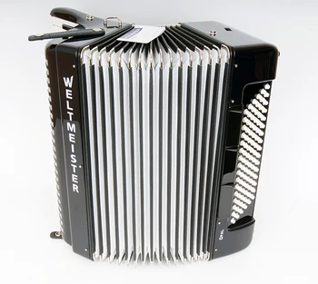 

Opal-iii-96/37-bk Opal accordion 37/96/III/7/3, black, with straps and cover, weltmeister