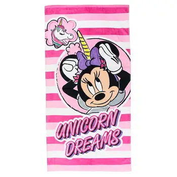 

Beach Towel in cotton Unicorn Dreams Minnie size: 70x140cm free shipping