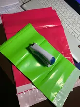 (10 unids/lote) colorido impermeable exprés bolsas desechables bolsas de mensajería para la entrega bolsas de correo sobre bolsas de envío