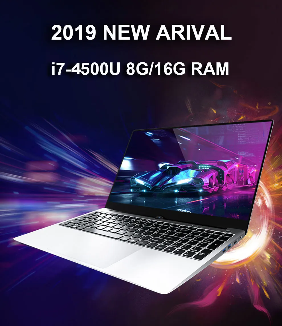  15.6 Pollici Intel I7 Computer Portatile 8 Gb/16 Gb di Ram 512 Gb 1 Tb Hdd Corpo in Metallo 1080P f