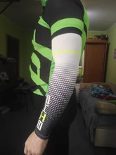 Loogdee-Funda protectora de brazo para hombre, calentadores de brazos mangas deportivas para bicicleta, con proteccion solar UV, 1 par