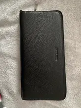 Coin Purse Women Wallet Genuine-Leather Ladies Clutch-Bag Card-Holder Cell-Phone-Pocket