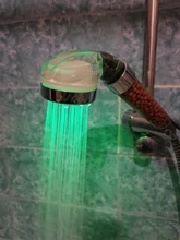 Light FILTER-BALL Shower-Head Water-Temperature-Control Water-Saving High-Pressure Anion