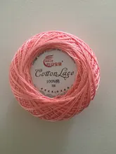 Lace Yarn Sewing-Machine-Line Thread Hand-Knitting 100%Cotton Thin Colorful 8 50g/ball