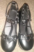 DORATASIA-cuñas de plataforma para mujer, zapatos de tacón alto, estilo lolita, para cosplay, estilo gótico
