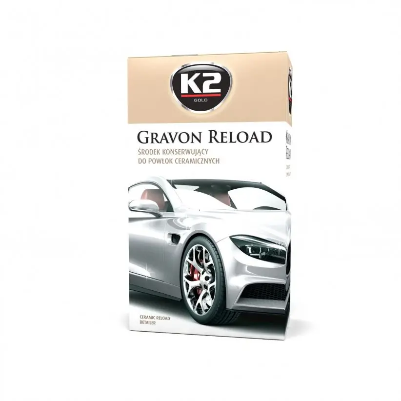 Полироль для керамического защитного покрытия K2GOLD GRAVON RELOAD 250мл. (+ апликатор