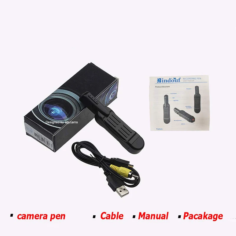 Мини камера T189 Full HD 1080P микро переносная маленькая ручка мини DVR цифровая