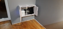 Organizer Bracket Shelf Storage-Box Wall-Hanging-Board Wifi-Router Home-Decor Large Density-Panel