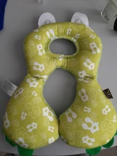 Almohada de estilo para bebé, almohada en forma de U para la cabeza, antisesgada, para dormir, cuello, asiento de coche, almohada para niño, Almohada de Viaje para el cuello