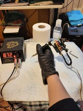 Kit de máquinas de tatuaje, pistola con fuente de alimentación de tinta, agarres para tatuaje, herramientas de arte corporal, conjunto completo de tatuaje, suministros de accesorios