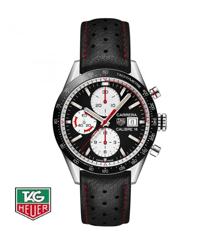 Часы TAG HEUER CARRERA с автоматическим хронографом 41 мм CV201AP. FC6429