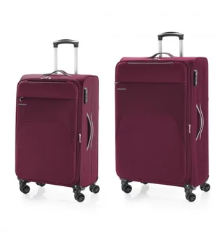 

Set 2 Suitcases Medium-Large 4R Gabol Zambia Bordeaux