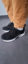 Zapatos de seguridad con punta de acero para hombre y mujer, zapatillas de trabajo cómodas a prueba de perforaciones