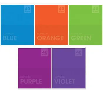 

Notebook on the clip Artspace "monochrome. Bright colors "cage A5 40L