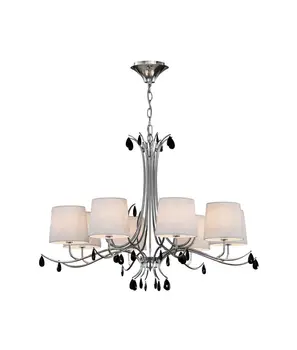 

Pendant lamp 8 lights Chrome ANDREA