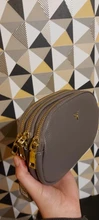 Bandolera de cuero auténtico de mano de alta calidad para mujer, bolso de mano de estilo de moda, tendencia, bandolera de doble uso, bolsa de ocio