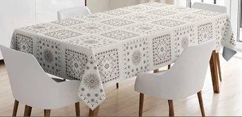

Ottoman Pattern Lined Pvc Tablecloth- Tablecloth pvc