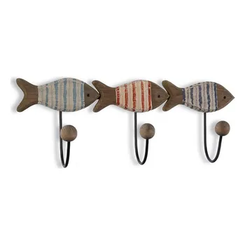 

Coat rack 3 Fishes Metal (17 x 10,5 x 45 cm)