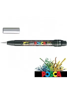 

MARKER UNI POSCA BRUSH COLOR SILVER