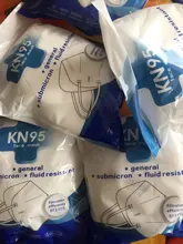 Mascarillas faciales KN95 CE FFP2, máscaras protectoras de 5 capas con filtro, para el cuidado de la salud, transpirables, 95%, 70 Uds.