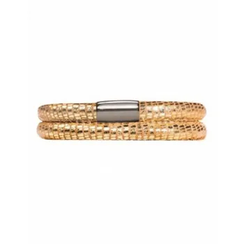 

BRACELET ENDLESS GOLDEN REPTILE 57 CMS