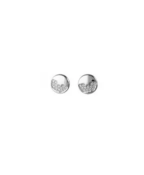 

White gold earrings