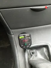 Transmisor FM LED con Bluetooth 5,0 para coche, kit de reproductor de música MP3, USB Dual, cargador 3.1A 1A, 2 puertos USB, para iphone, para coche, disco U/TF