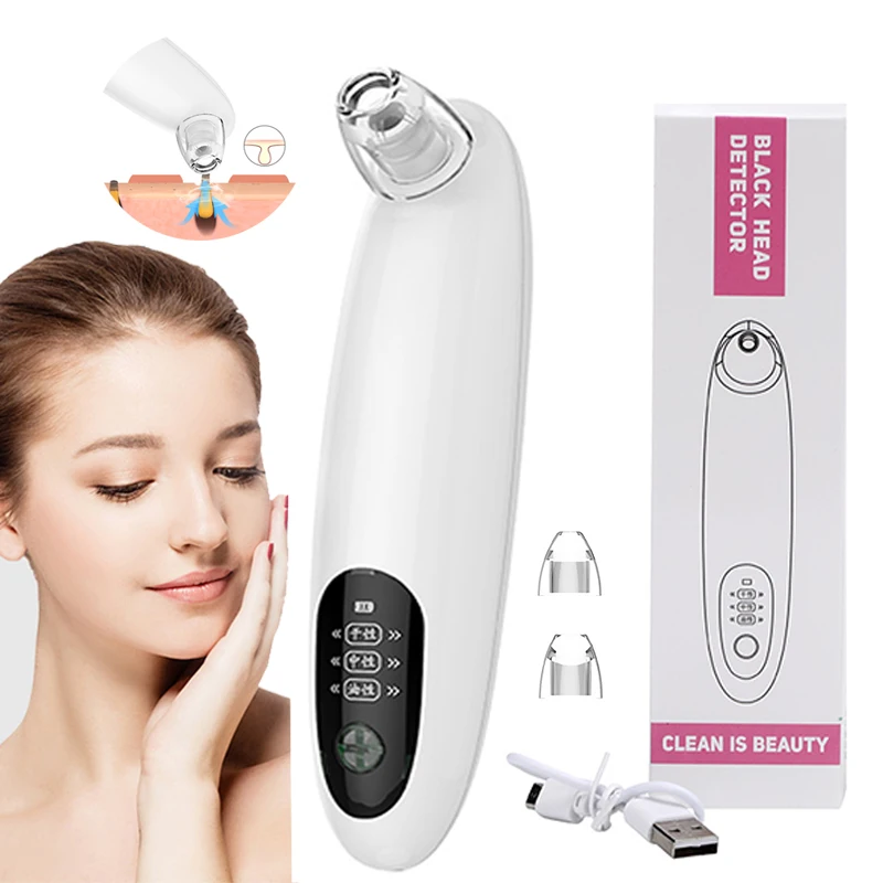 Blackhead Remover Electric Facial Pore Cleanser Vacuum Blackhead Acne