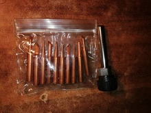 Punta de hierro para soldar de cobre puro, 900M-T, no magnético, estación de soldadura Hakko 936, puntas de soldadura con carcasa de manga 936 907