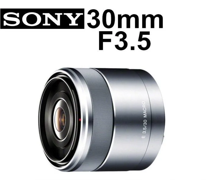 Новинка Sony E 30 мм f/3 5 макрообъектив SEL30M35 для A5000 A5100 A6000 A6300 A6500 A7S A7R | Электроника
