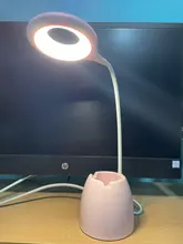 Bracket-Pen-Holder Desk-Light Table-Lamp Dimming Touch-Night-Light Learning-Multi-Function