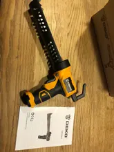 DEKO-pistola de pegamento eléctrica automática DEGG01, fusión en caliente, multifunción, costura eléctrica, costuras, pegamento resistente al agua