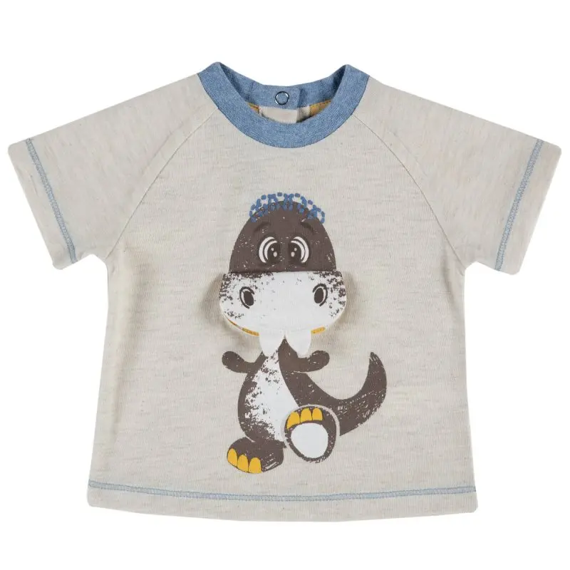 Chicco T-shirt size 080 print dinosaur(beige
