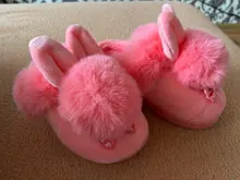 Winter Slippers Shoes Toddler Plush Girls Childrens Indoor Baby-Fur-Ball Infant Kids