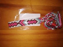 Pulsera Bohemia trenzada de tejido a mano para mujer