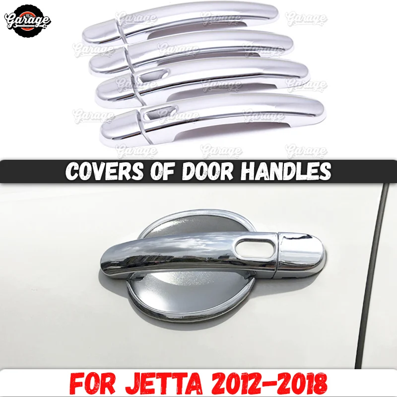 Накладки на дверные ручки для Volkswagen Jetta- ABS пластик литье 1 комплект/8 шт. украшения для автомобиля