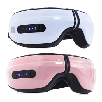 

Eye Massager Heating Eye Care Device Wrinkle Relieve Vibration Electric Portable Massage Foldable Temple Eye Thermal Massager