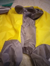 Mono impermeable para perro mascota, ropa impermeable para exteriores, mono con capucha para perros pequeños y grandes, capa impermeable, Bulldog francés