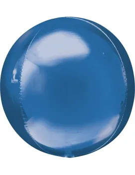 

Balloon Spherical 43cm Blue-ORBZ Foil Polyamide-A2820499