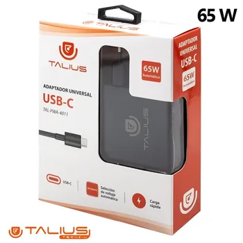 

Cargador Red Universal Orden. Portátiles 65w Automático Talius (Tipo C)