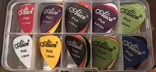 Alice Case Guitar-Picks Plectrum Musical-Instrument Acoustic Electric-Bass Mediator Thickness