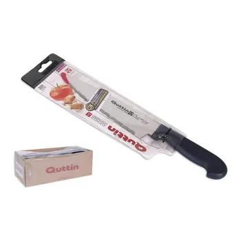

Kitchen Knife Quttin stainless steel Black (18 Cm)