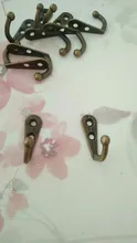 Zinc-Alloy-Hooks Towel Hanging Door Bronzed Antique Vintage for Durable And 10pcs Hat