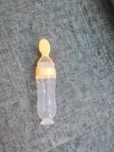 Botella de alimentación de bebé seguro de 90ML, cuchara de alimentación de silicona para niño pequeño, botella de leche, alimentador de entrenamiento para bebé, suplemento alimenticio