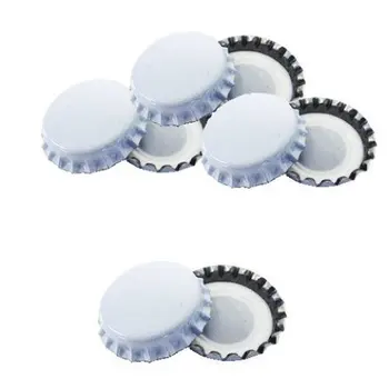 

White Metal Crown Cover 100 Pcs
