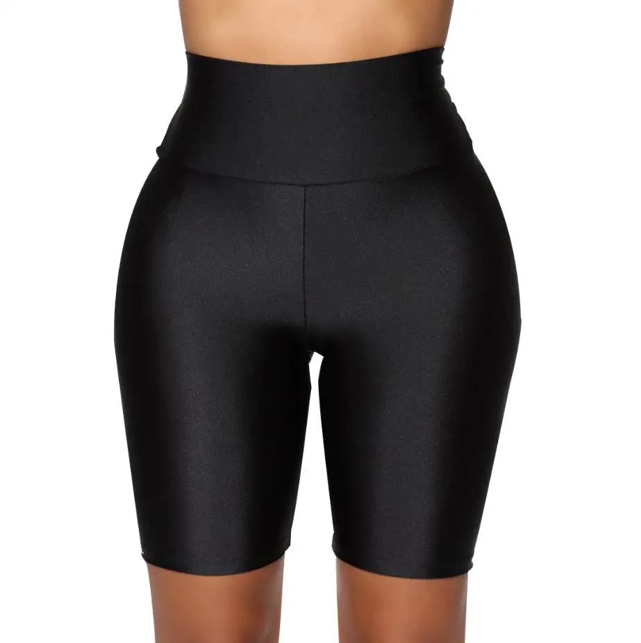 New Sexy Women Solid Mini Slim Seamless Stretch Tight Short Pencil Skirt Candy Skirt PU Pants