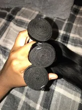 Recto mechones hueso recto 100% extensiones de cabello humano mechones 28 30 cabello virgen pulgadas 3 4 mechones brasileño tejer extensiones de cabello humano