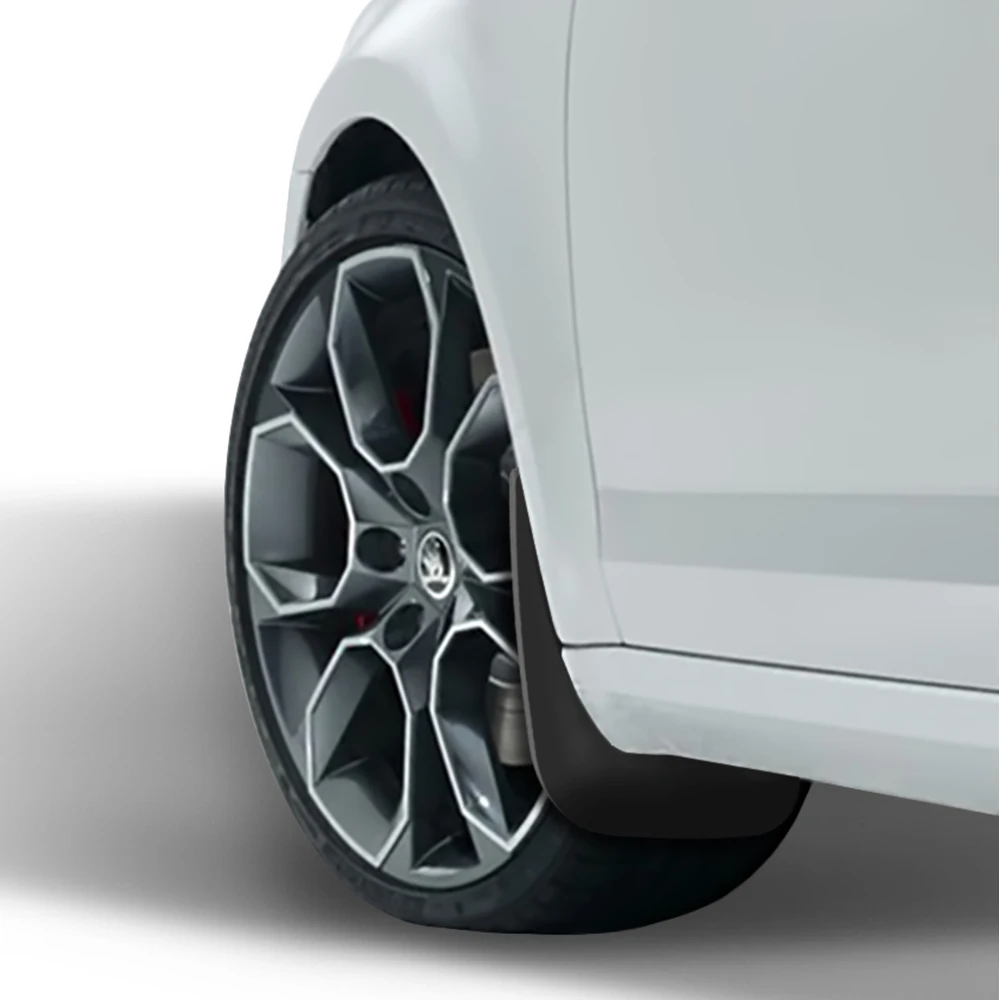 Брызговики передние для SKODA OCTAVIA, 2013-> сед. 2 шт.(optimum) в пакете