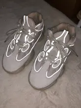 Xpay-Zapatillas De correr Air 350 para Mujer, Zapatos transpirables De ratón del desierto 500 YY 700, sombra De sal, visión suave, color blanco y negro