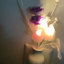 Lamp Mushroom Night-Lighting LED Romantic Lilac Home-Art-Decor Colorful Us/eu-Plug Lovely